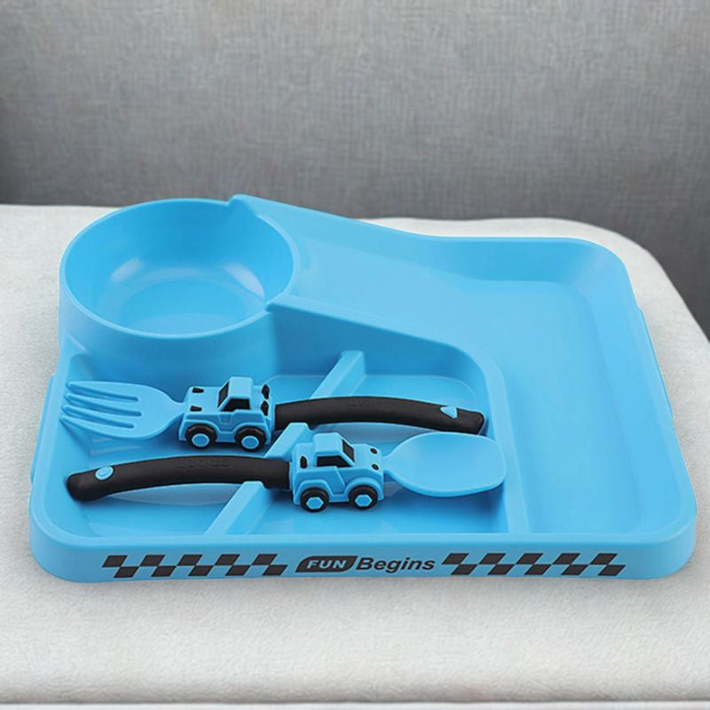 Assiette bebe littlebuilder variante bleu2