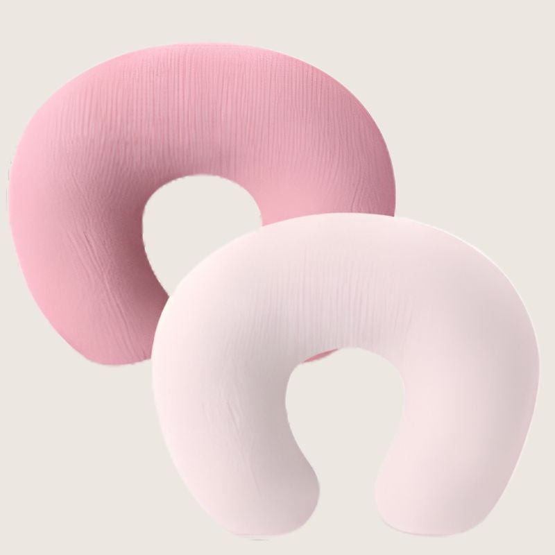 housse coussin allaitement variante rose