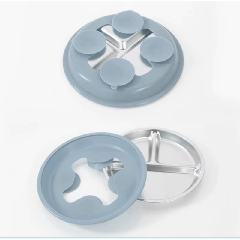 Assiette bébé ventouse inox ventouse details 2