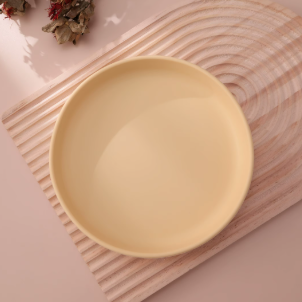 assiette bebe roundyplate variante jaune