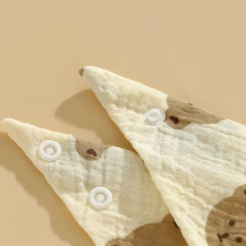 Bavoir-Bandana-boutons-de-pression