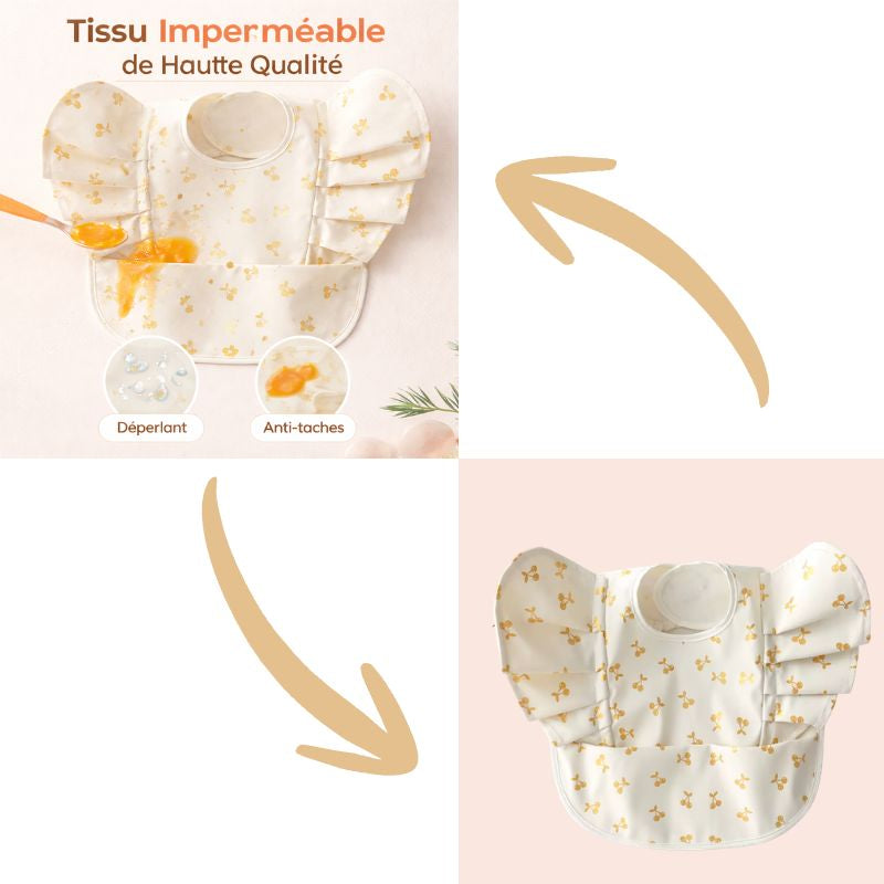 Bavoir-Bebe-Fille-impermable