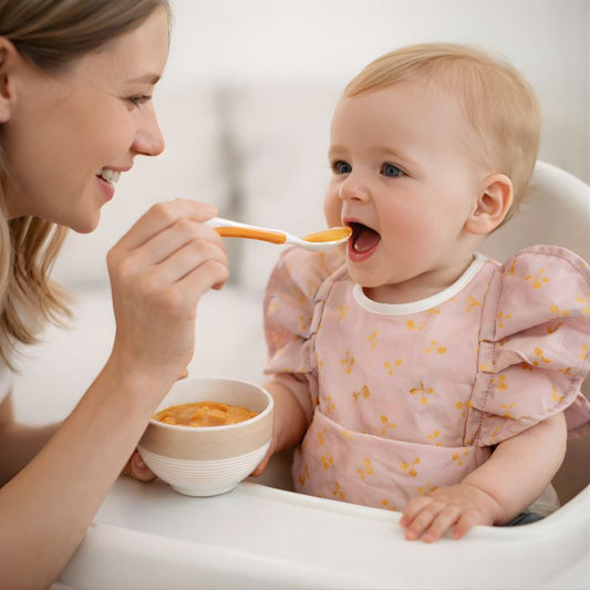 Bavoir-Bebe-Fille-mange-carotte