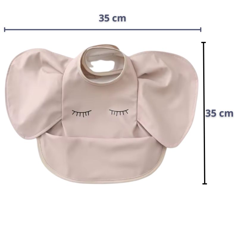 Bavoir Bebe Fille | Angeline™︎ Couleurs Unies