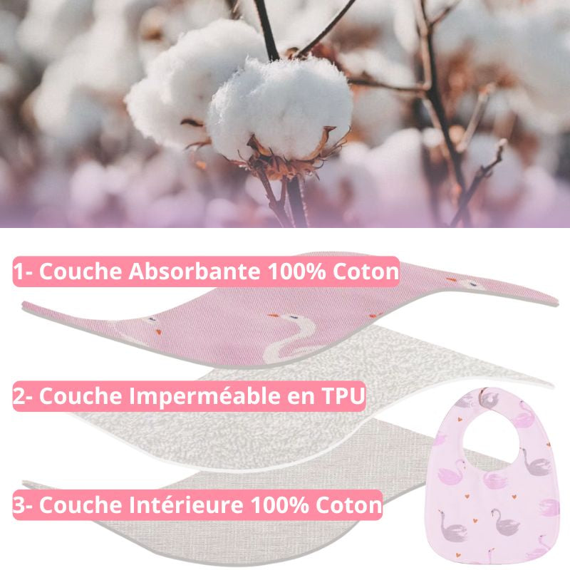 Bavoir-Bébé-champs-de-coton