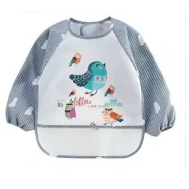 Bavoir-Manche-Longue-oiseau
