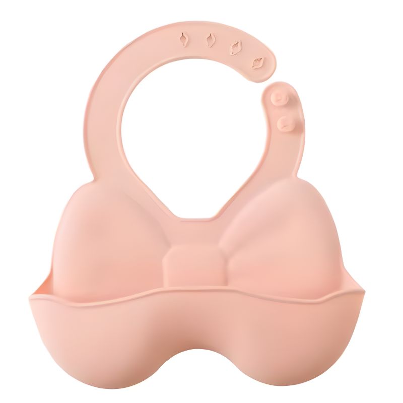 Bavoir-Silicone-Bebe-variante-rose-dragée