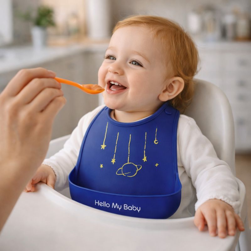 Bavoir avec récupérateur | NuBib™︎