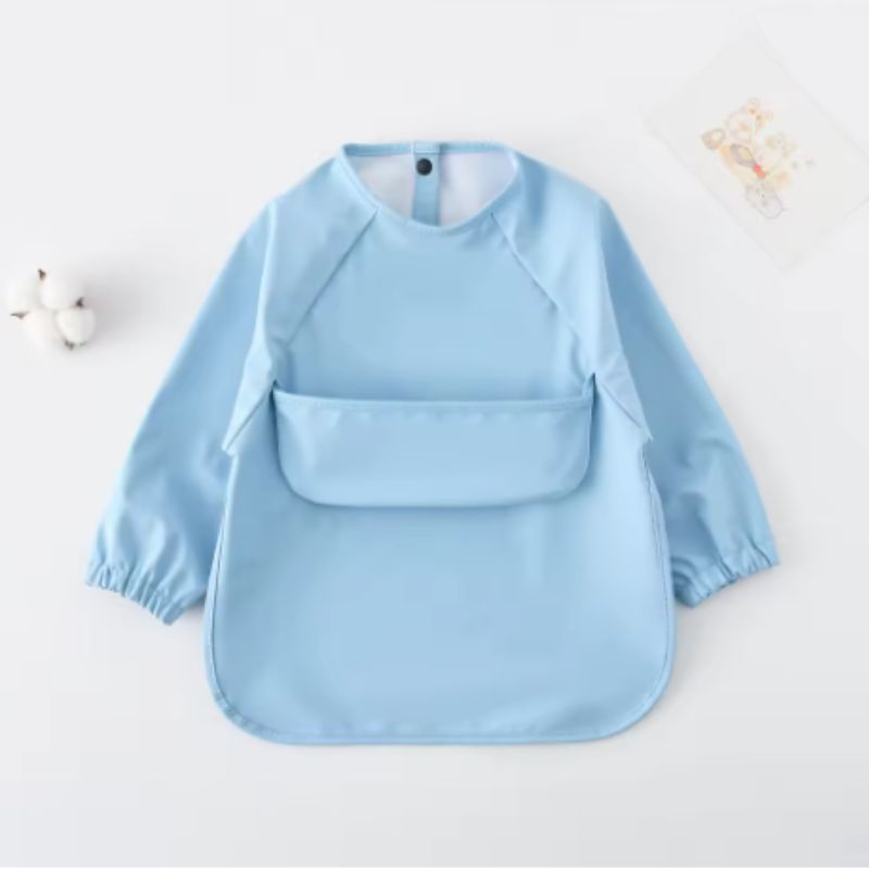 Bavoir-bebe-impermeable-variante-bleue