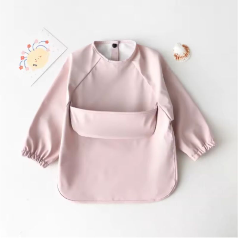 Bavoir-bebe-impermeable-variante-rose
