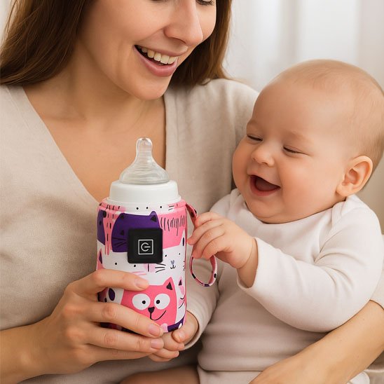 Chauffe-Biberon-Voiture-maman-montre-à-bebe