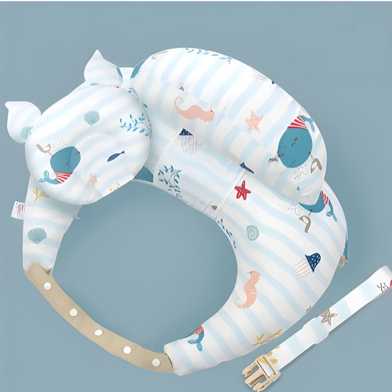 coussin d'allaitement luna variante blanche