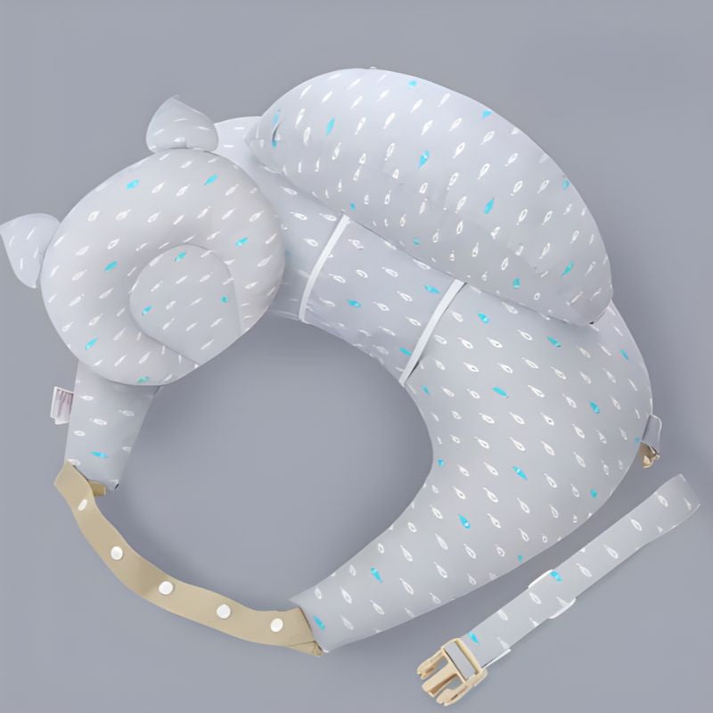 coussin d'allaitement luna variante grise
