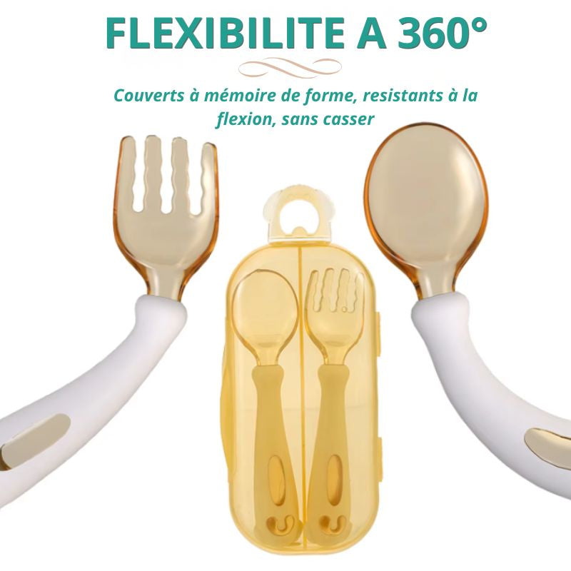 couvert pour bebe bebeliora flexibilité