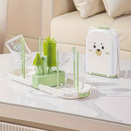 Nettoyeur-de-Biberon-kit-vert-sur-table