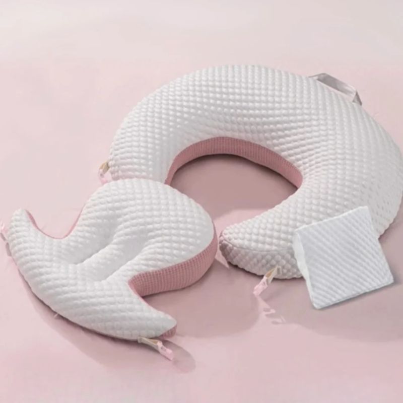 oreiller d'allaitement variante rose