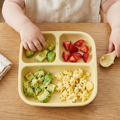 Assiette bébé ventouse avec ses bras