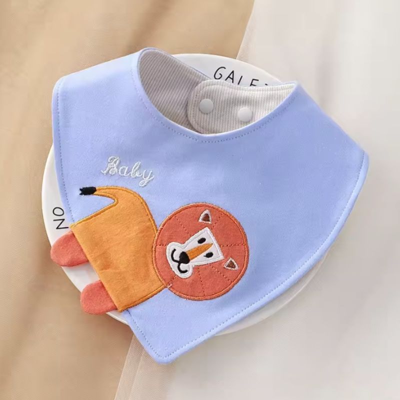 bavoir-bandana-animal-lion