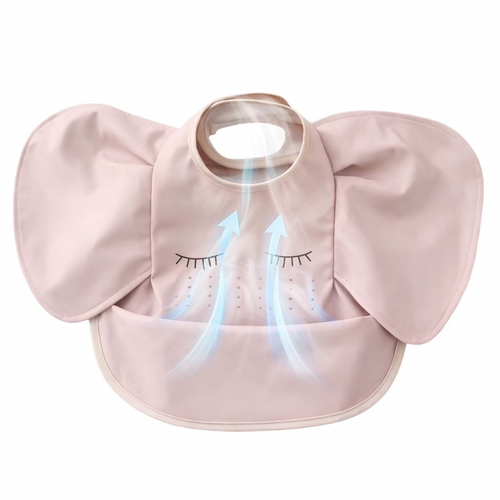 Bavoir Bebe Fille | Angeline™︎ Couleurs Unies