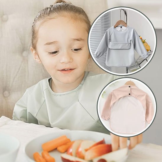 Bavoir-bebe-impermeable-fille-mange-carotte