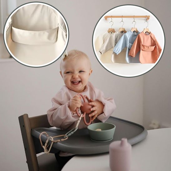 Bavoir-bebe-impermeable-fille-souriante