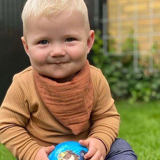 bavoirs-bandana-tient-un-ballon