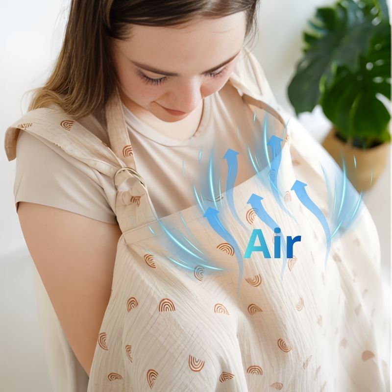 cache allaitement circulation air
