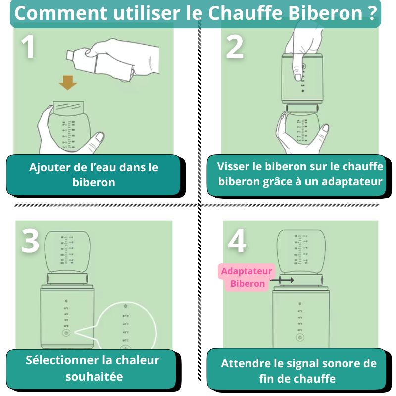 chauffe-biberon-utilisation