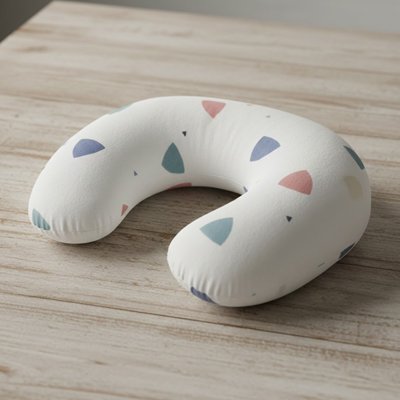 Coussin d'allaitement lunéa variante forme géométrique