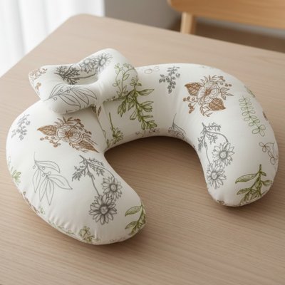 Coussin d'allaitement variante plante