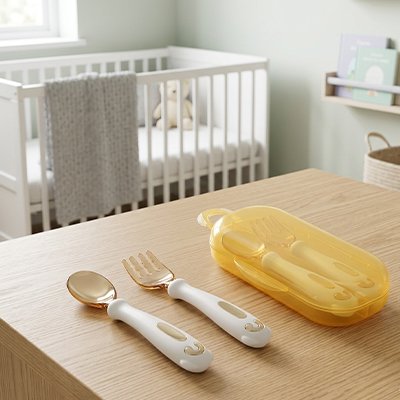 Couvert pour bebe​ bebeliora sur la table