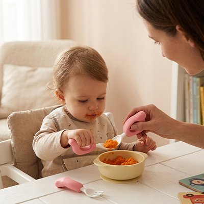 Couvert pour bebe​ miniLiora avec la bol